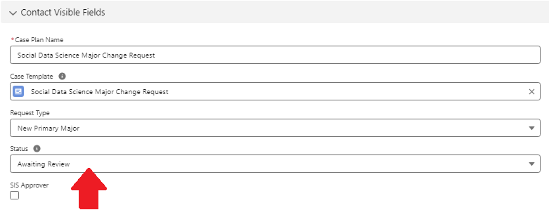 Contacts Visible Fields