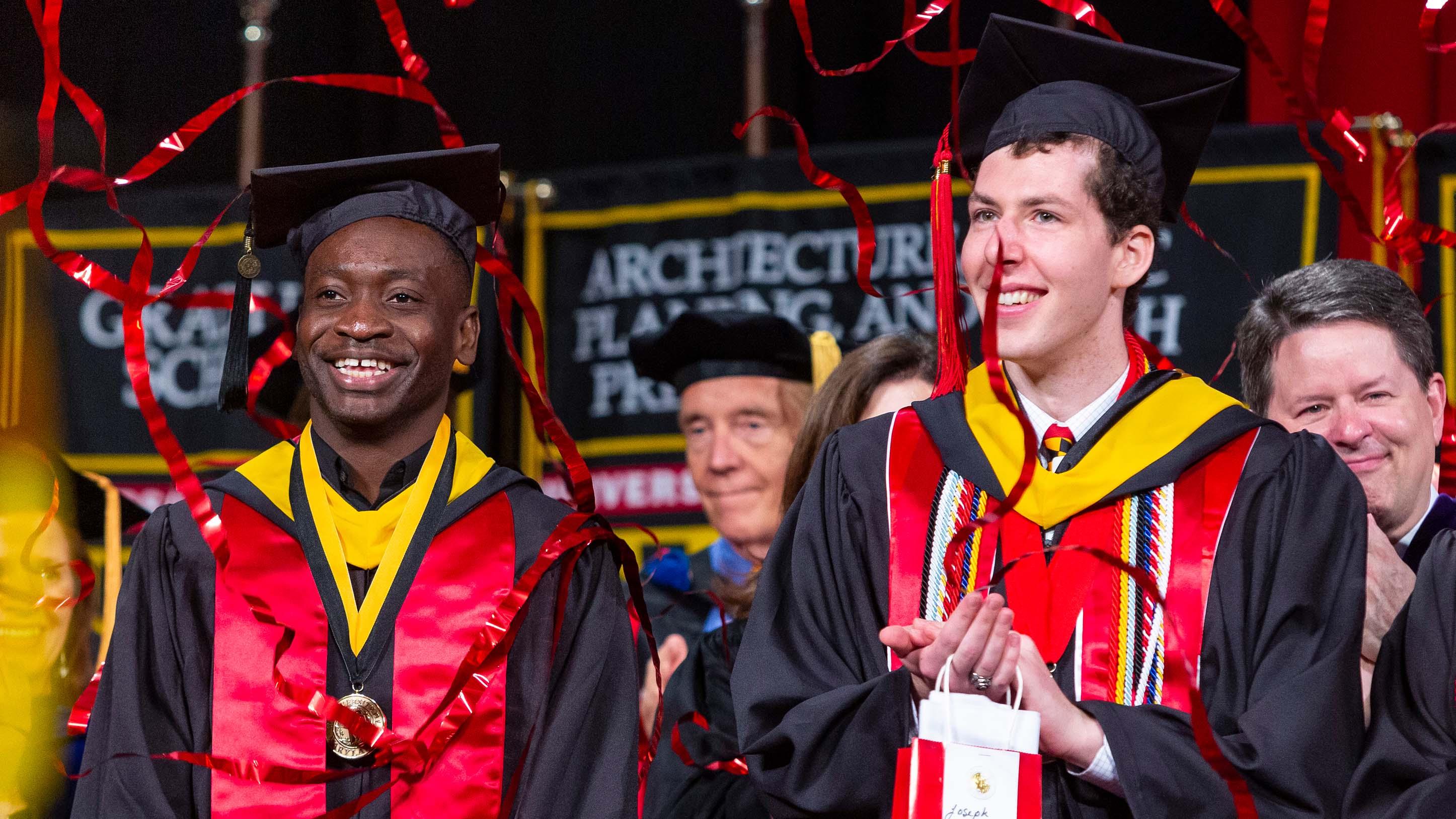 UMD Graduates in Regalia